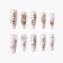 Amber Floral Elegance - Emily’s Nail