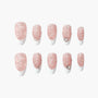 Romantic French Sparkle (long) - Emily’s Nail