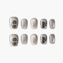 Romantic Gray Rose - Emily’s Nail