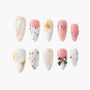 Romantic Floral Bow - Emily's Nail