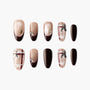 Elegant Plaid (Almond) - Emily's Nail