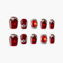 Ruby Luxe (Square) - Emily's Nail