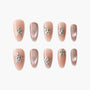 Sparkling Starry Nude - Emily's Nail