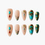 Bohemian Turquoise Glam - Emily's Nail