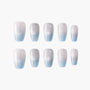 Frosty Silver Snow - Emily's Nail