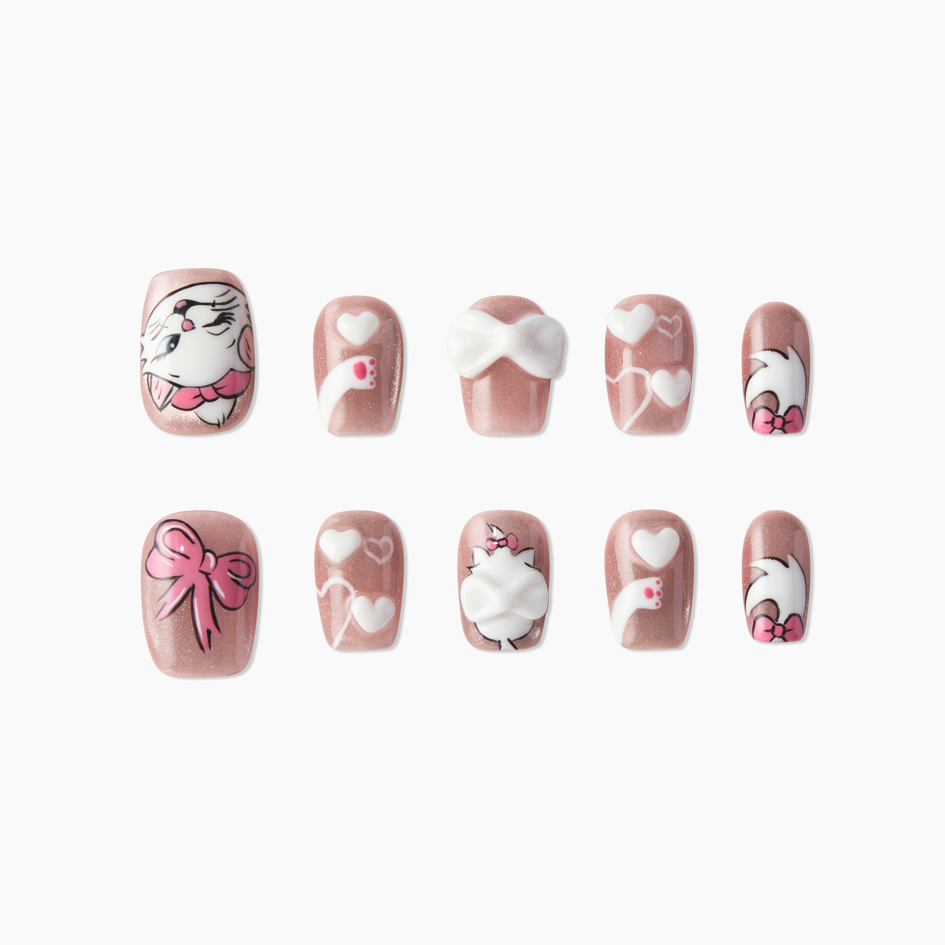 Playful Kitty Heartbeat - Emily’s Nail