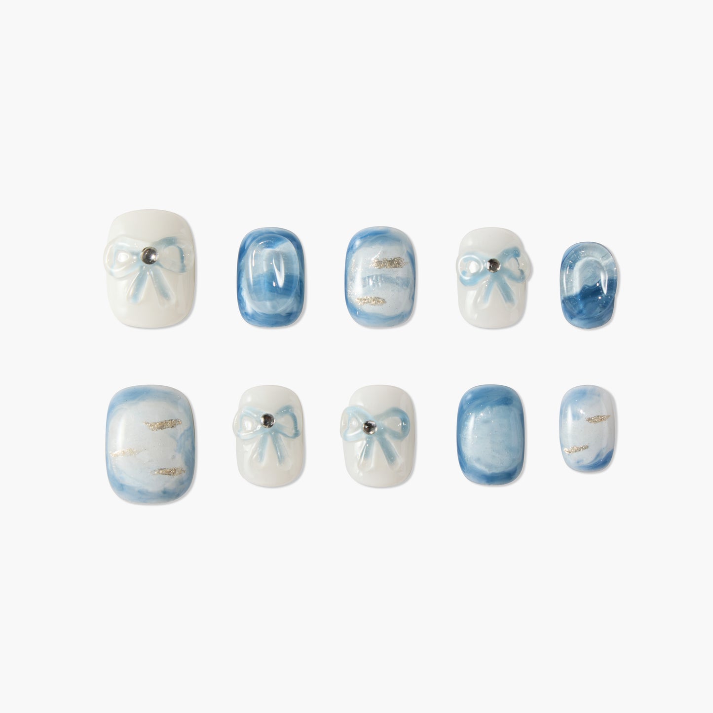 Azure Elegance - Emily’s Nail