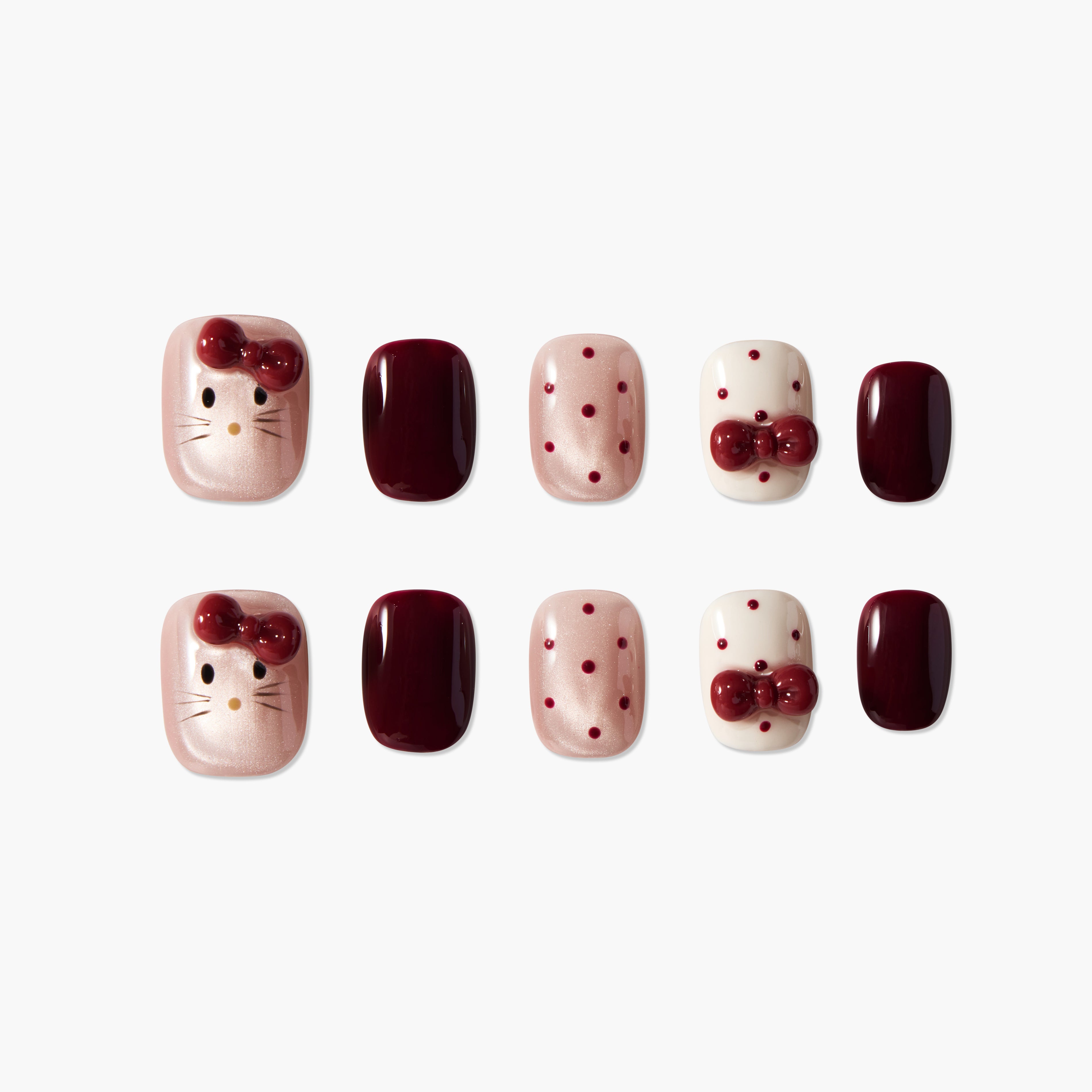 Ruby Bow Charm - Emily’s Nail