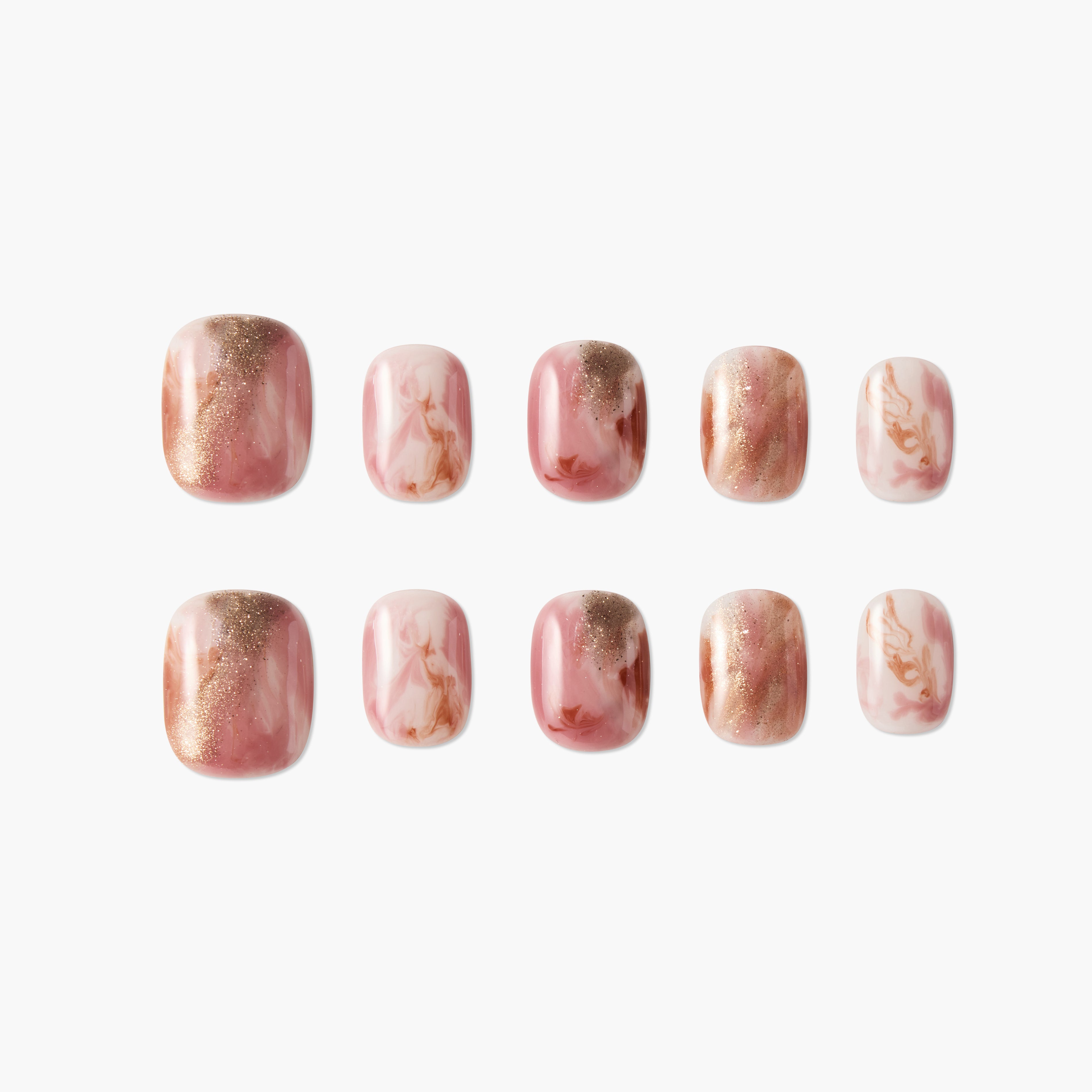 Marble Rose Gold - Emily’s Nail