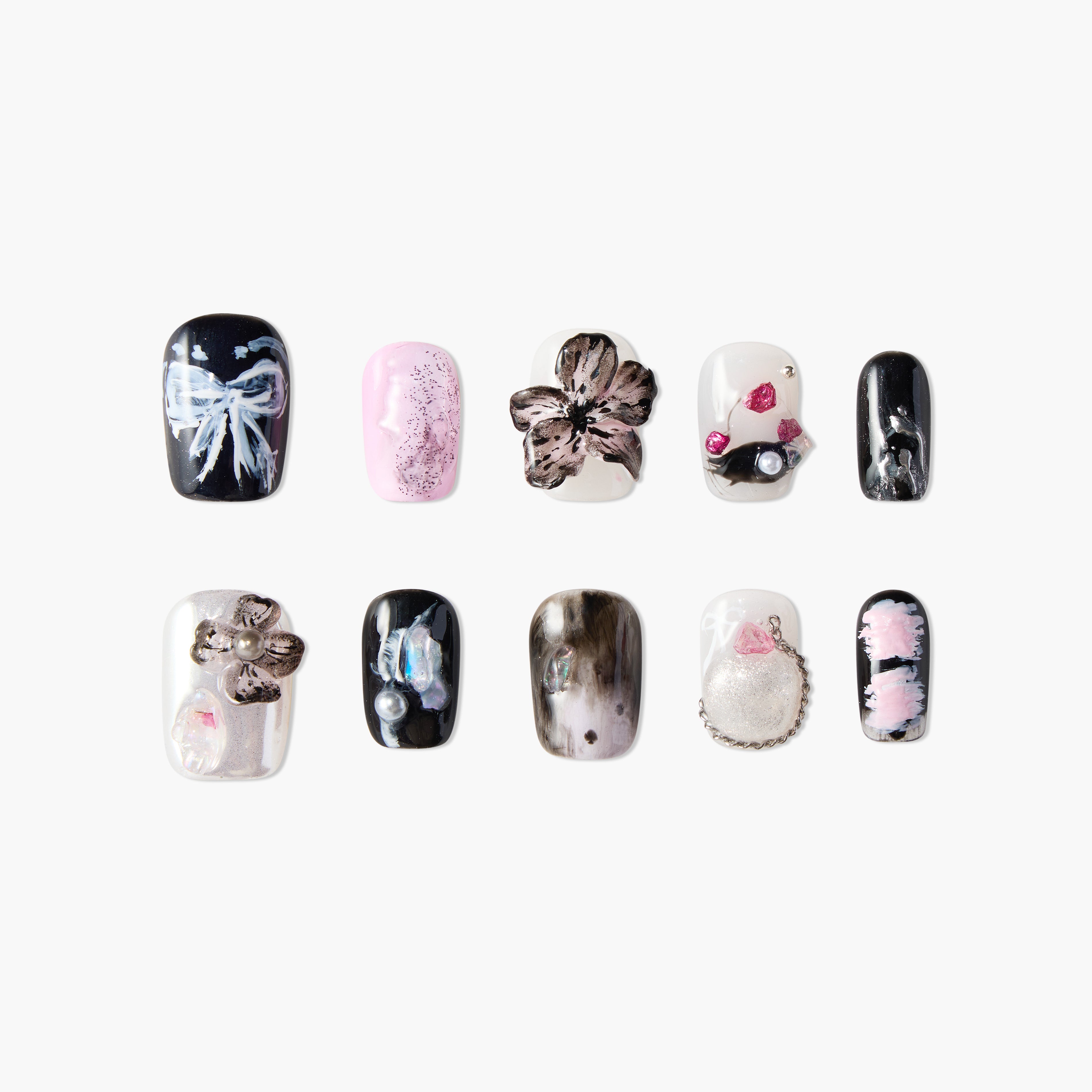 Floral Satin Glow - Emily’s Nail