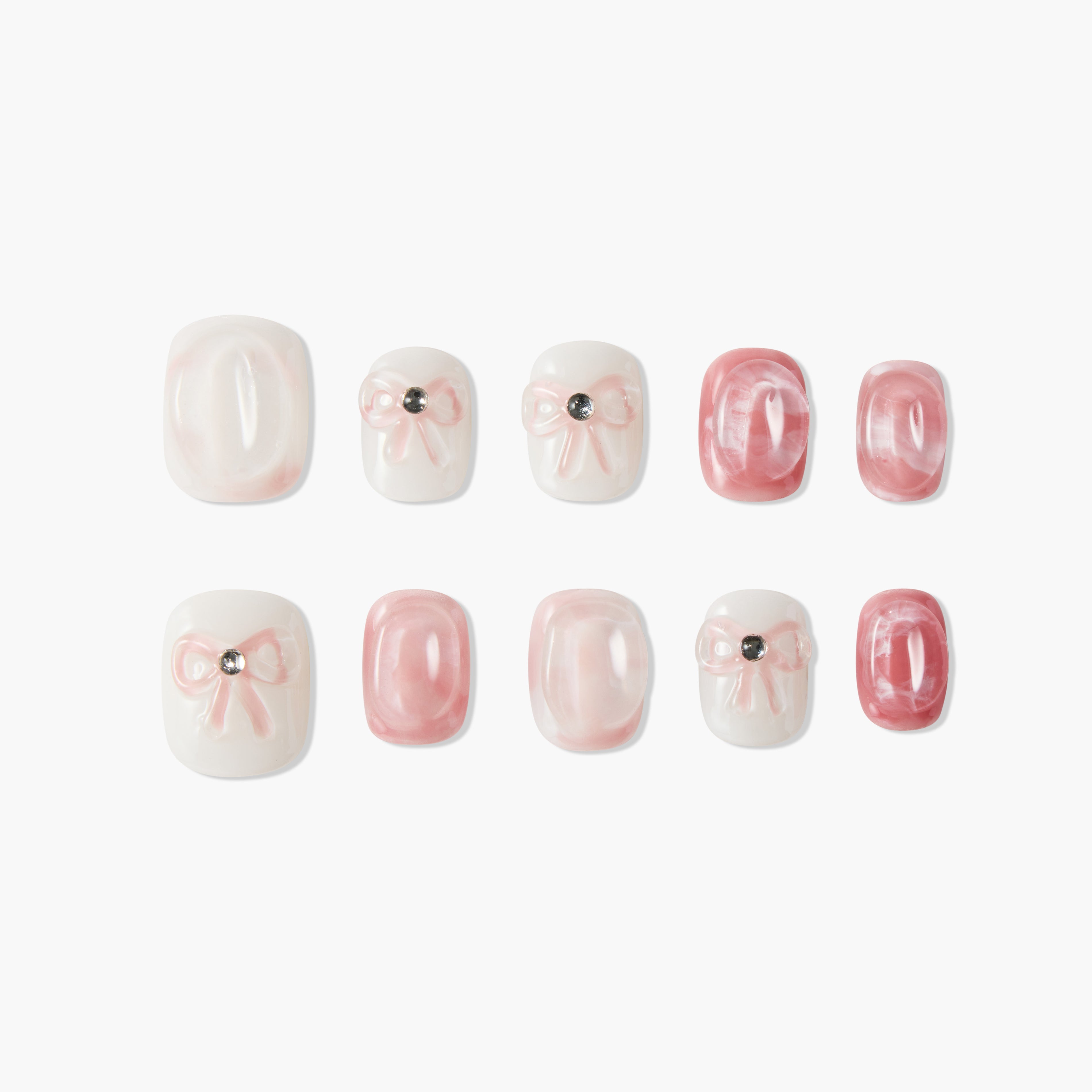 Soft Pink Bow - Emily’s Nail