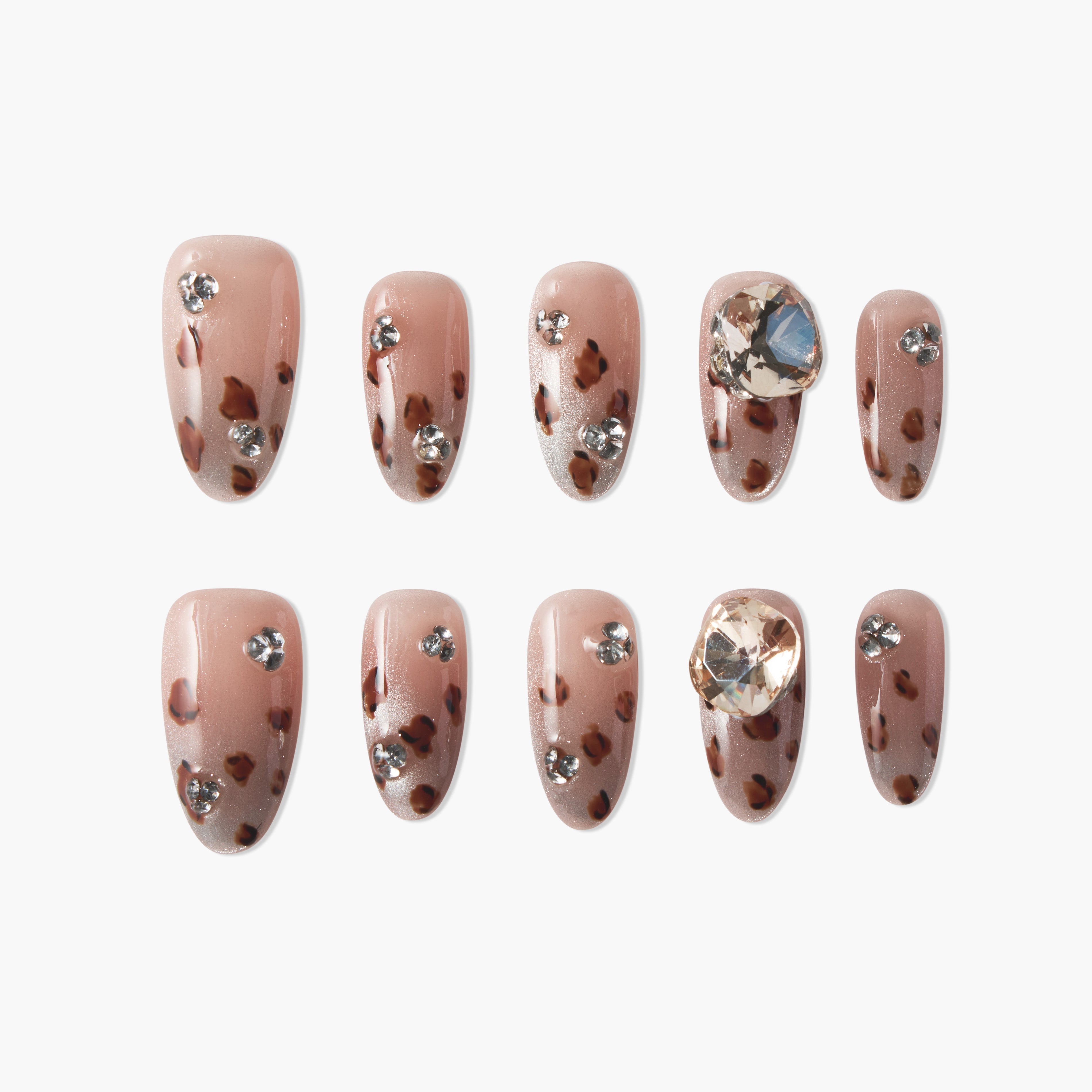 Leopard Print Sparkle - Emily’s Nail