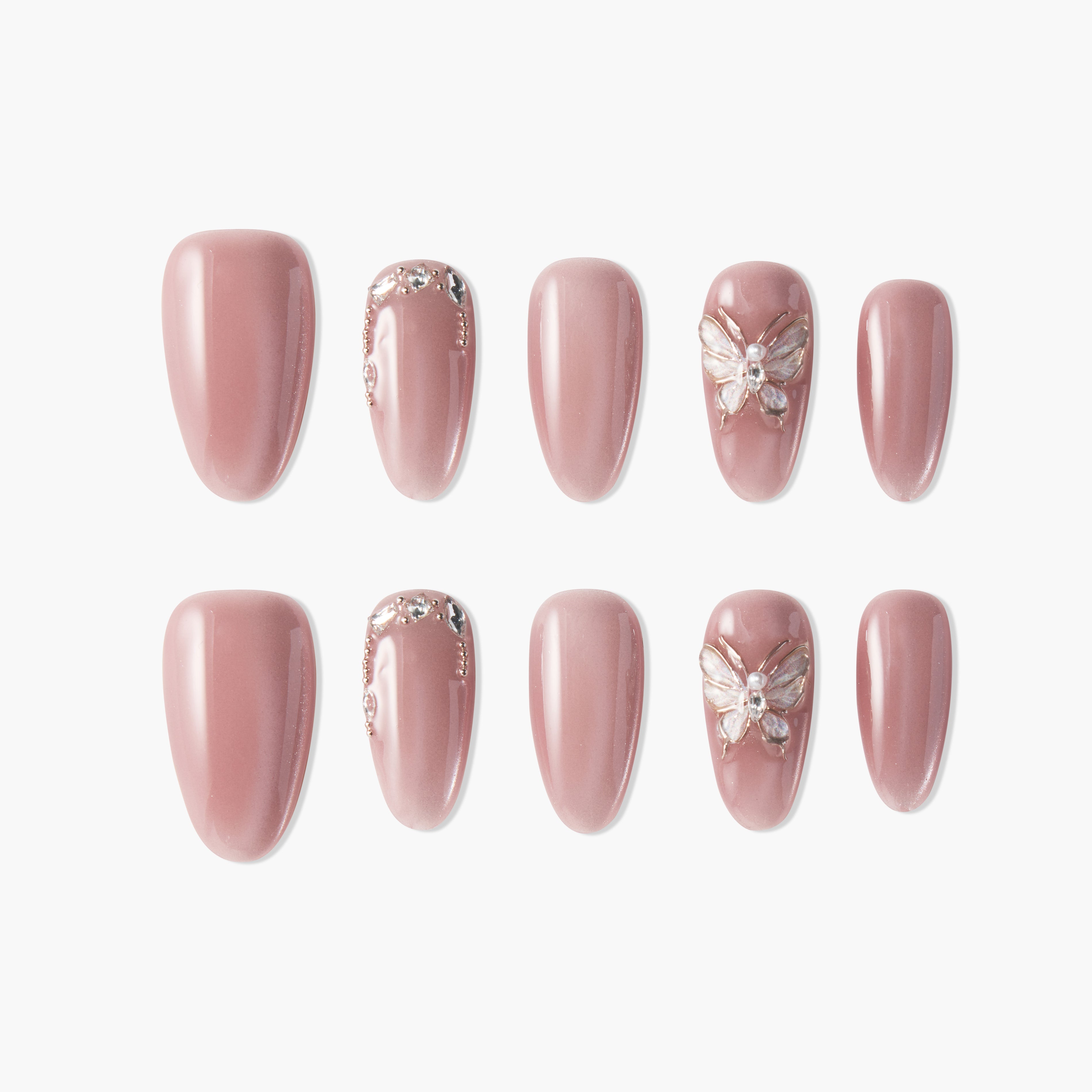 Sweet Butterfly (long) - Emily’s Nail