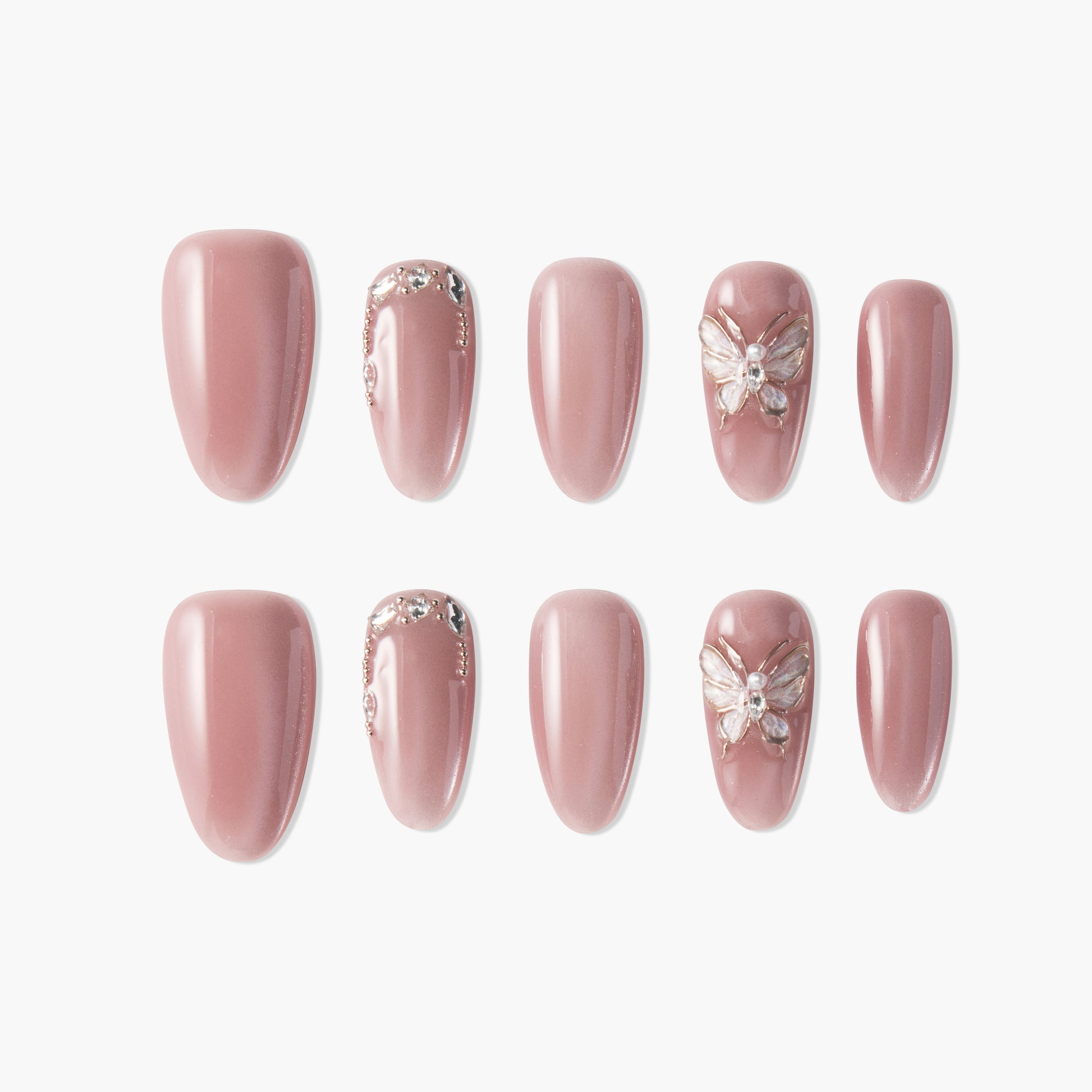 Sweet Butterfly (long) - Emily’s Nail