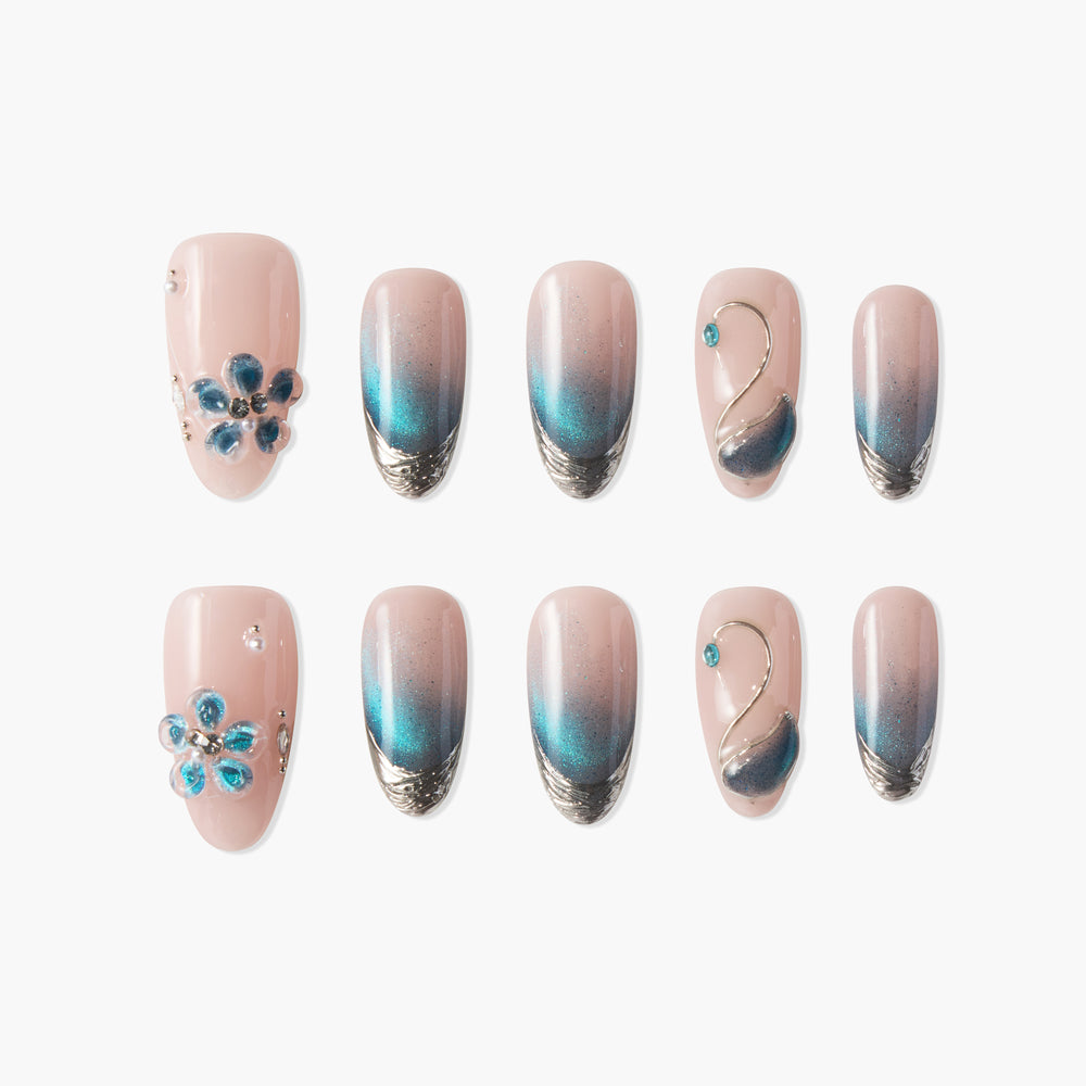 Blue Bloom - Emily’s Nail