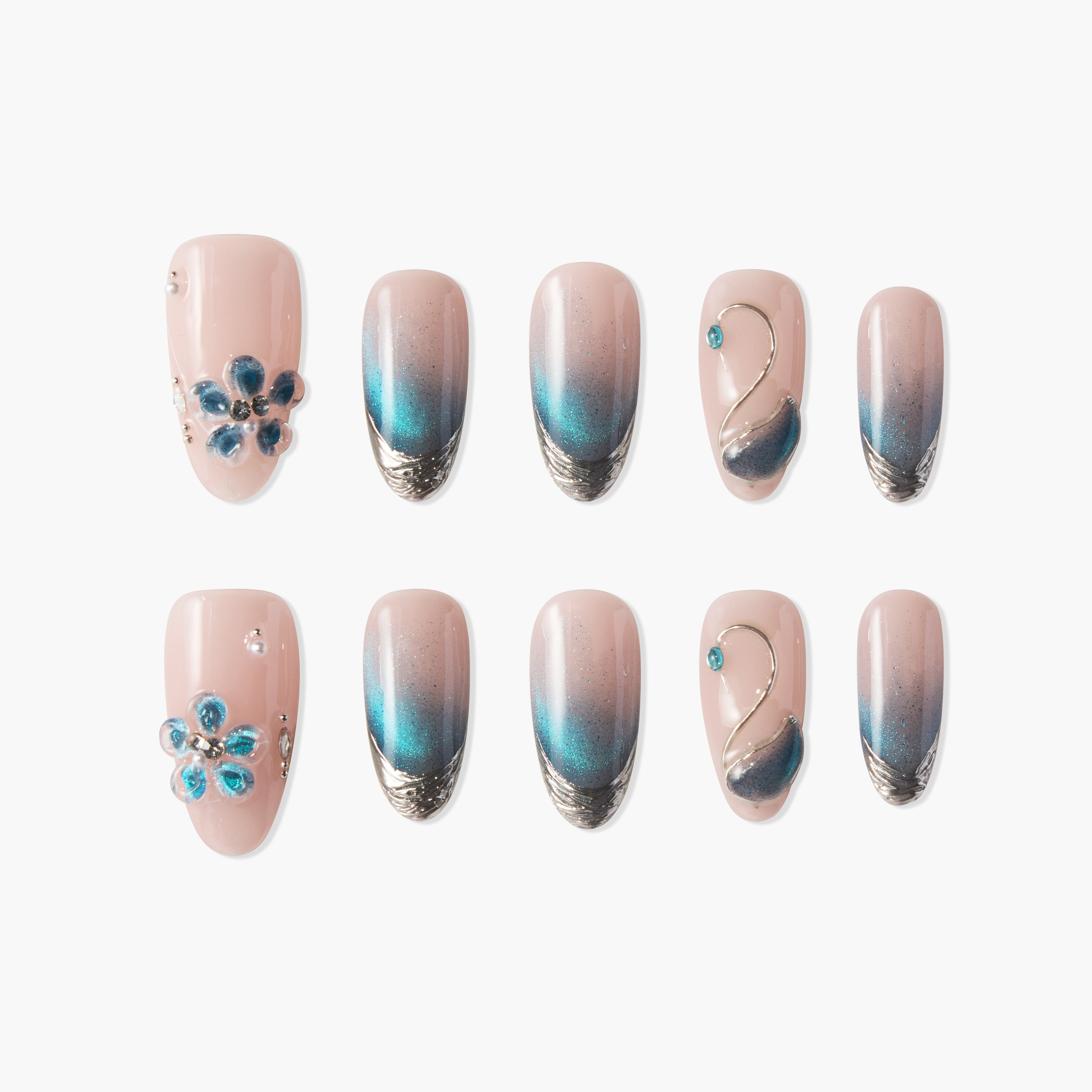 Blue Bloom - Emily’s Nail