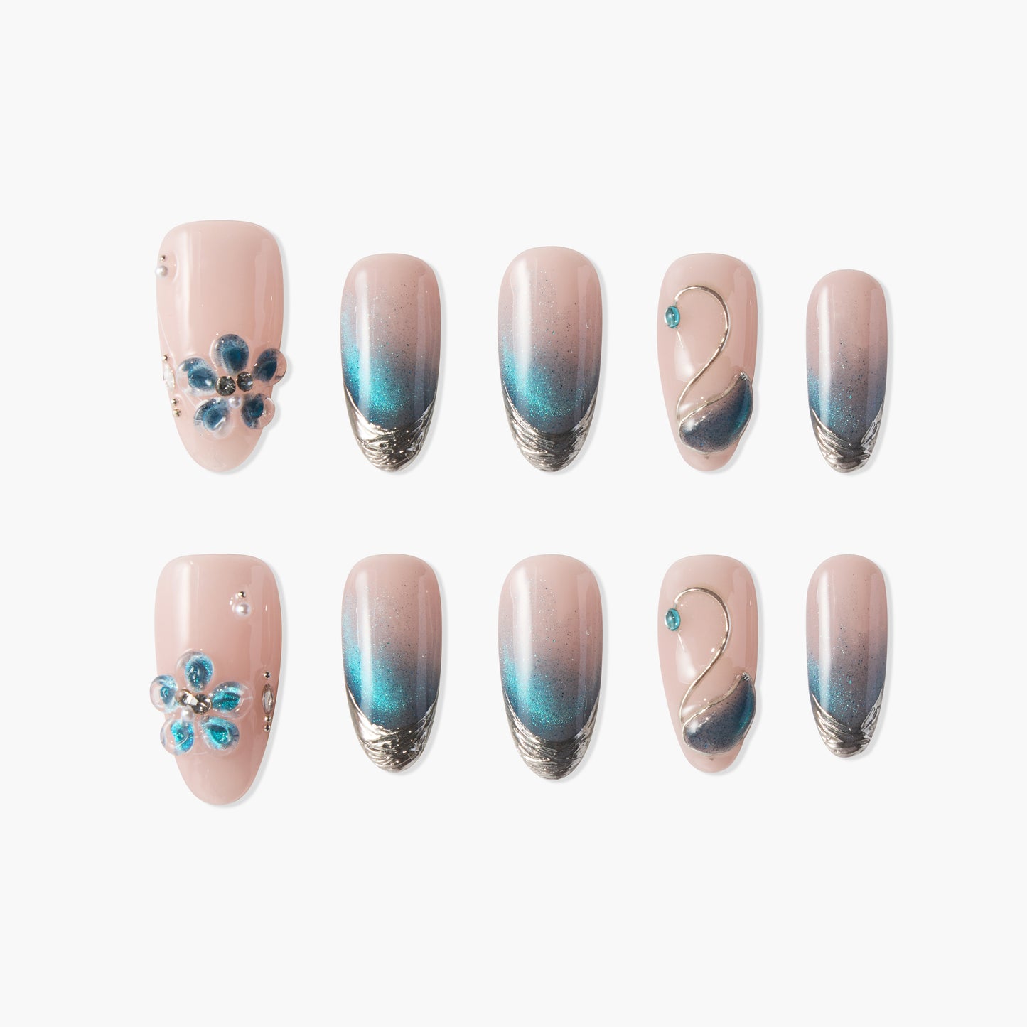 Blue Bloom - Emily’s Nail