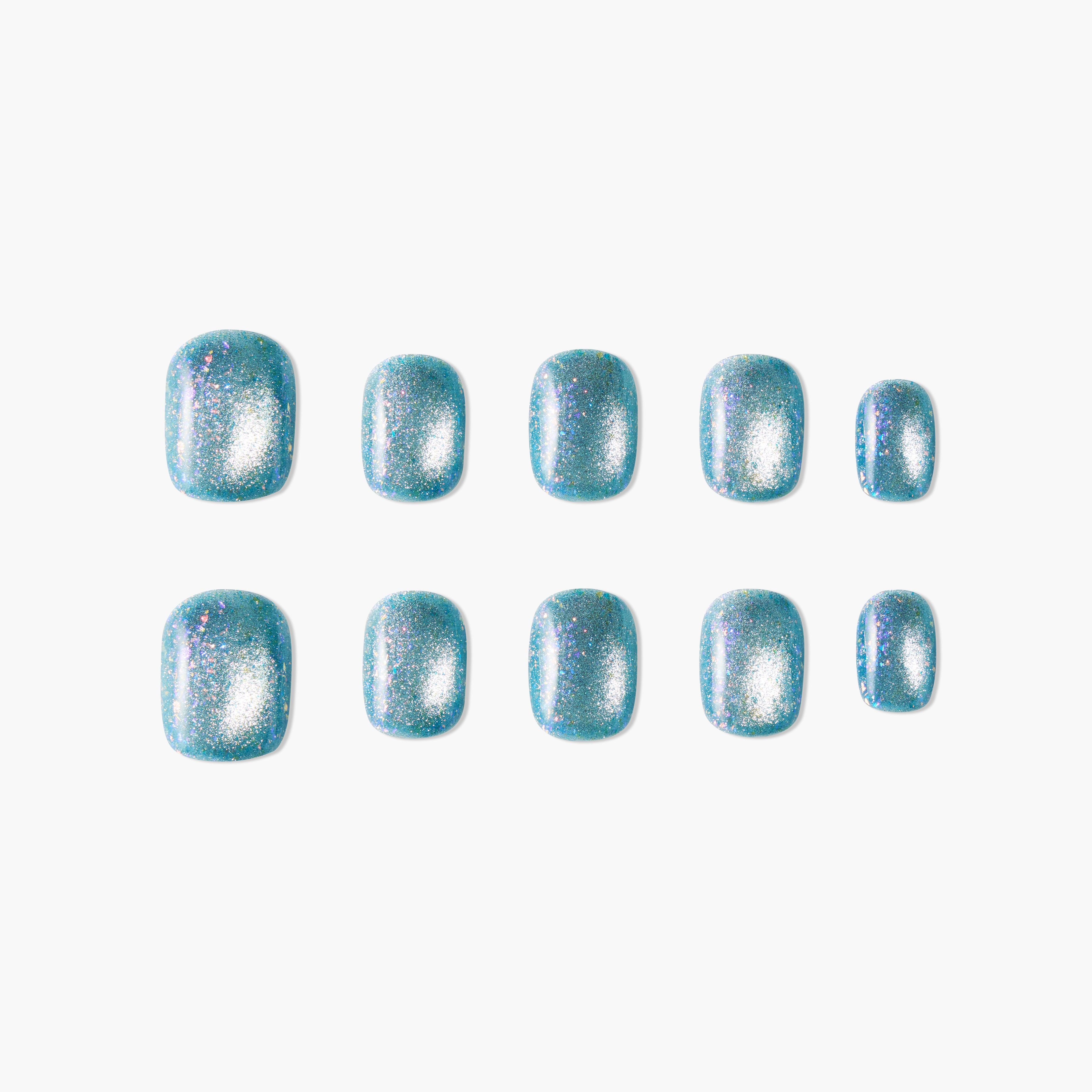 Sea Blue Glow - Emily’s Nail