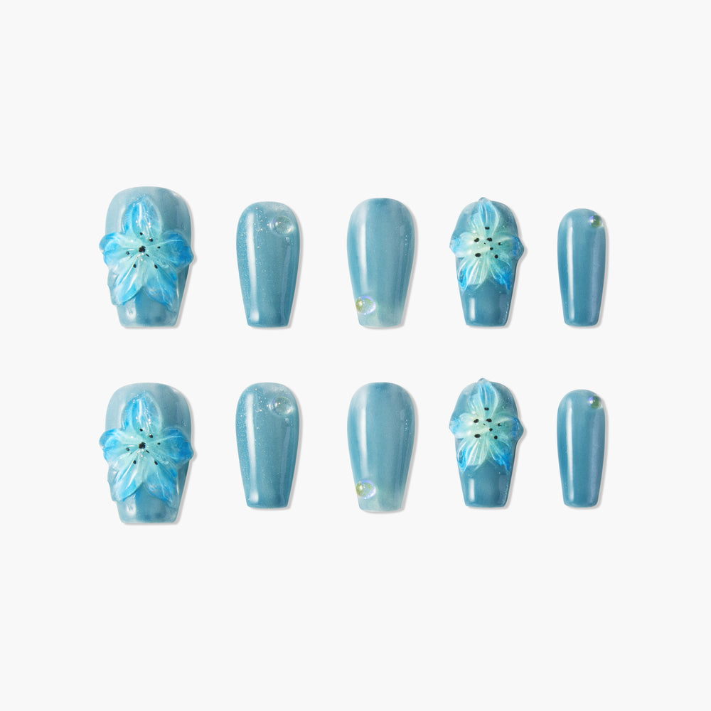 Azure Bloom - Emily’s Nail