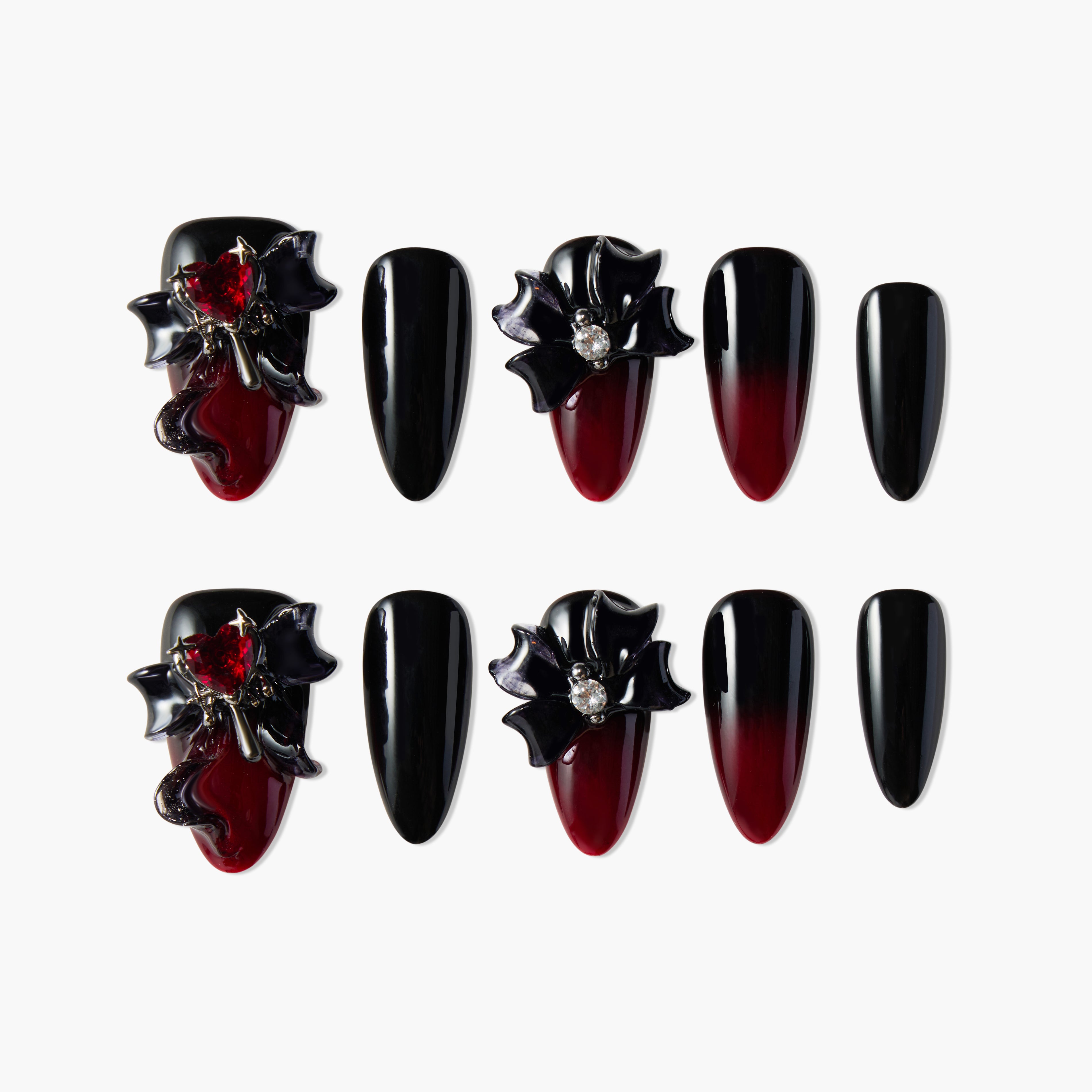 Dark Rose Velvet (short) - Emily’s Nail
