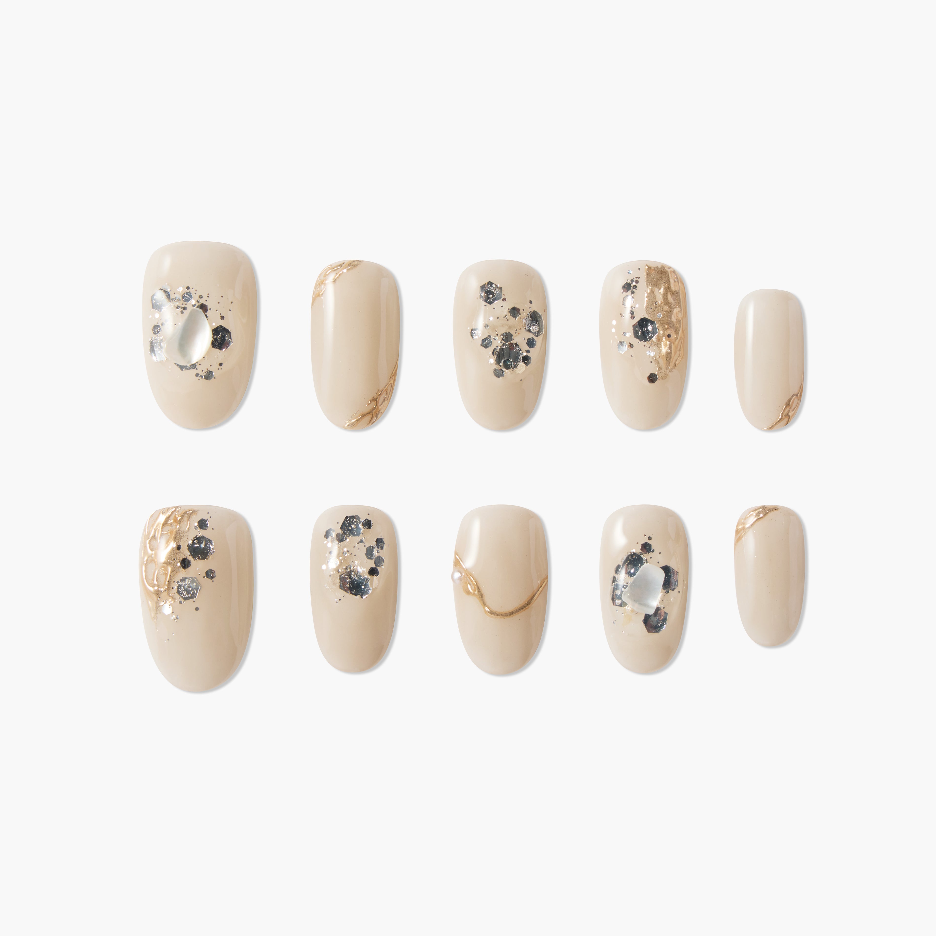 Golden Serenity - Emily’s Nail
