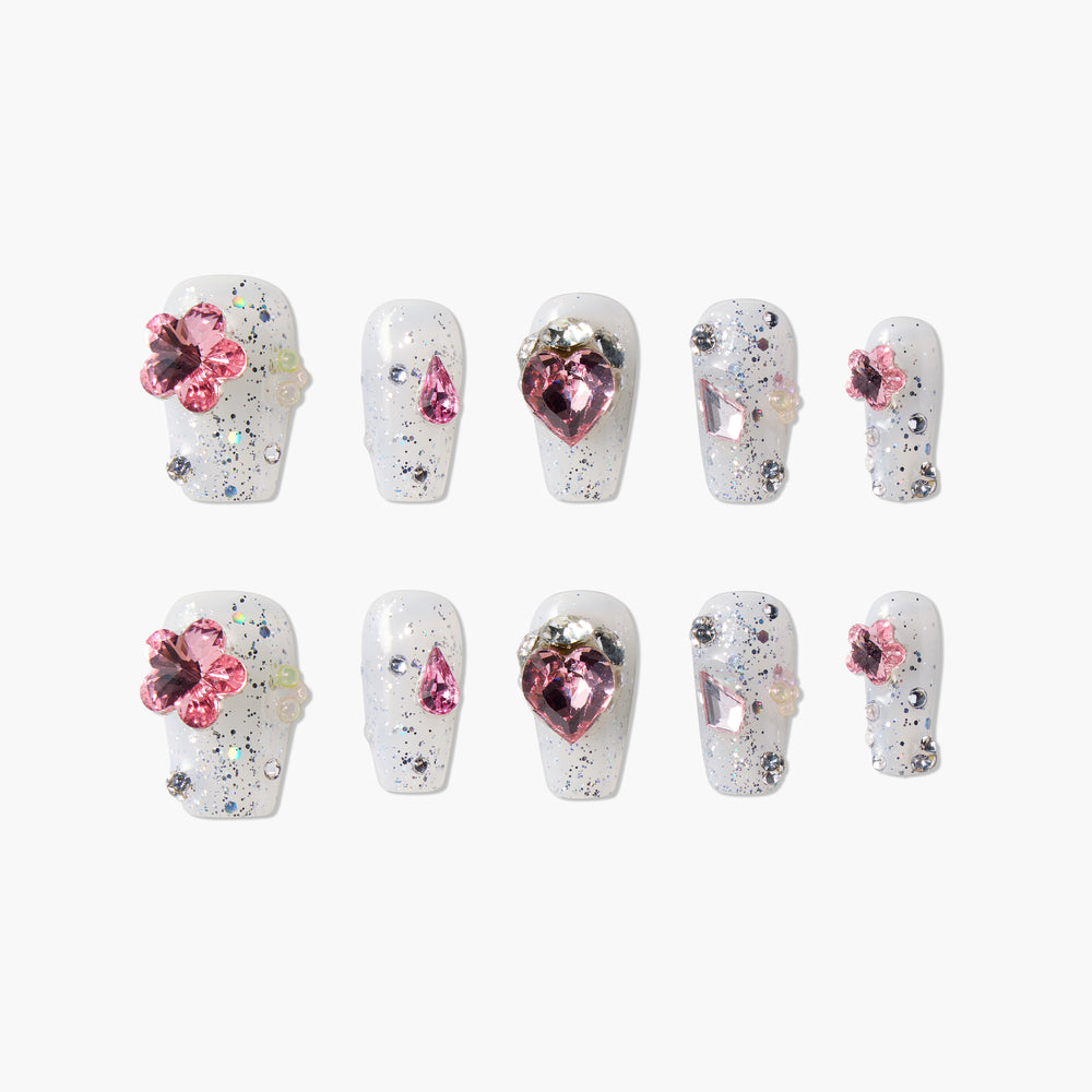 Starlit Bloom (long) - Emily’s Nail