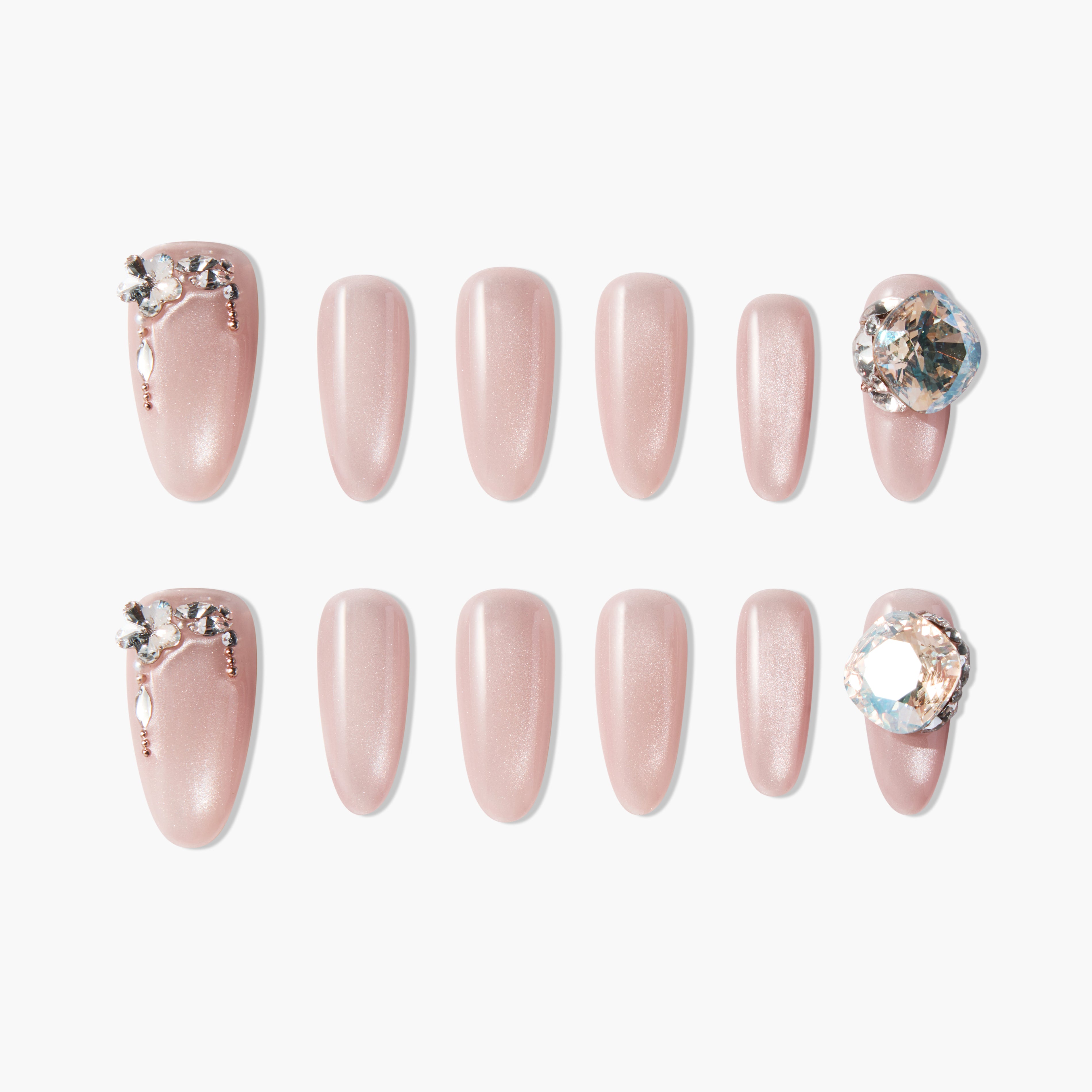 Blush Crystal Luxe - Emily’s Nail