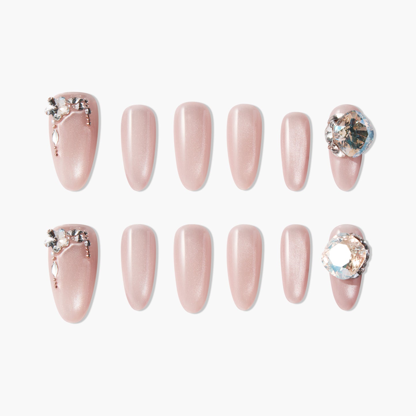 Blush Crystal Luxe - Emily’s Nail