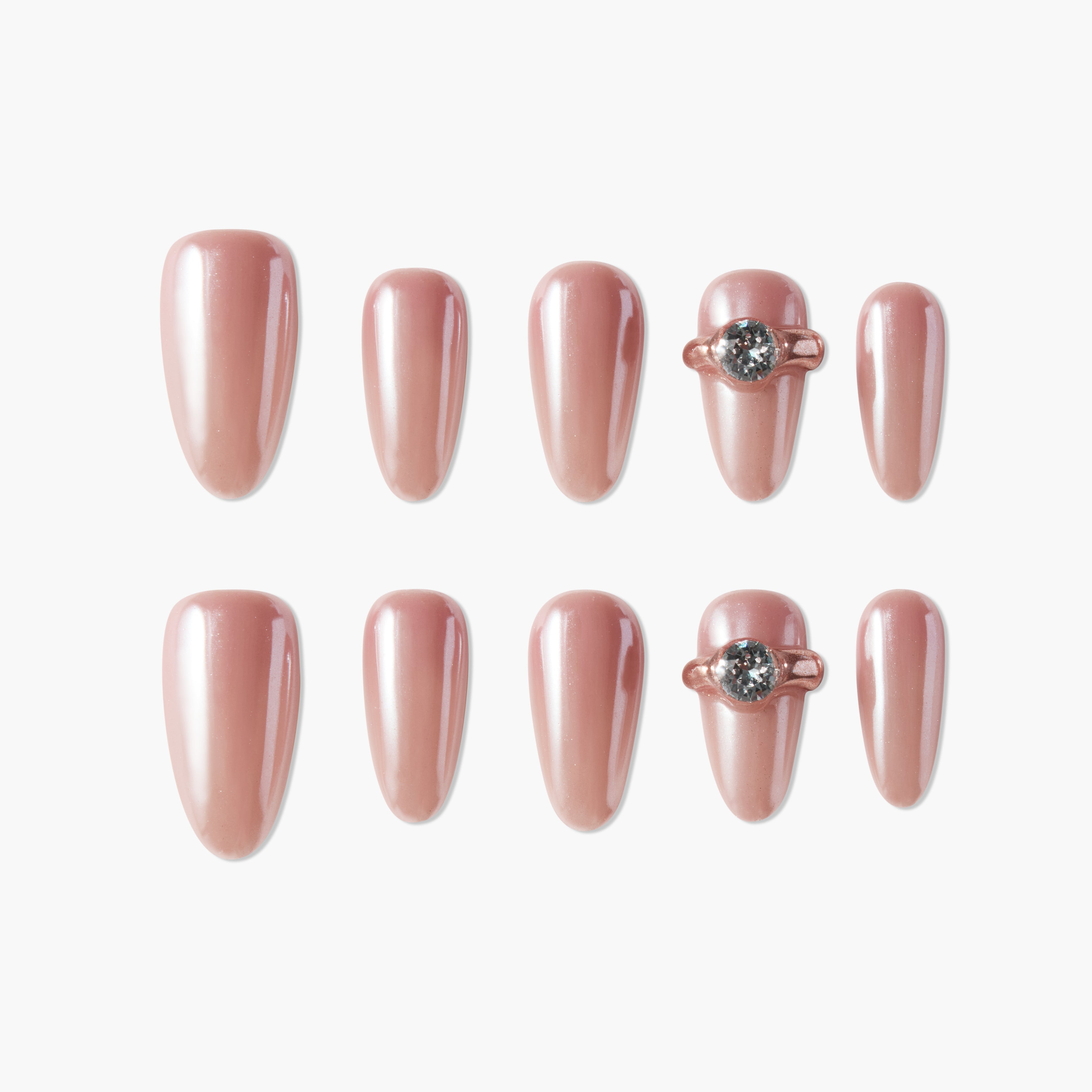Rose Quartz Grace - Emily’s Nail