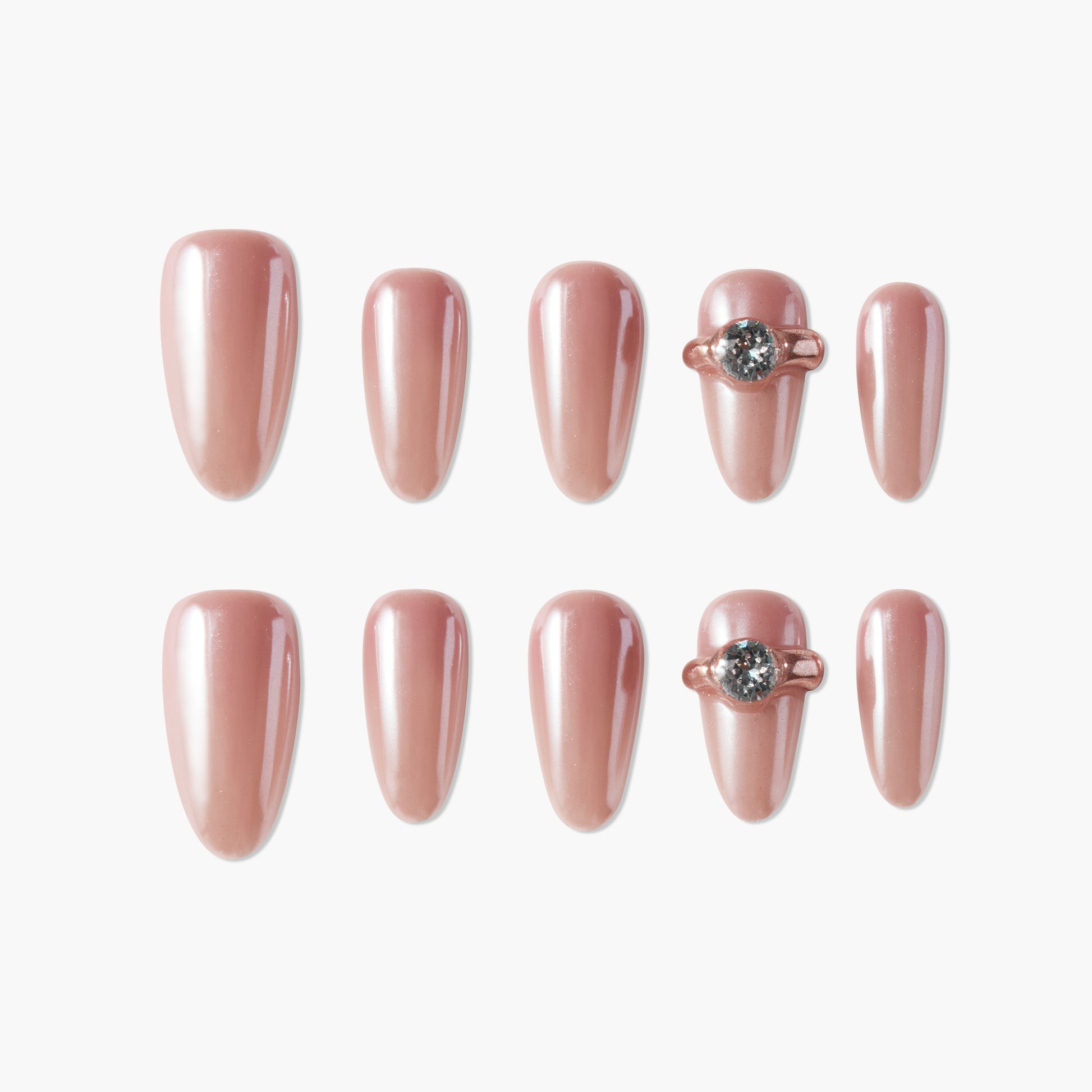 Rose Quartz Grace - Emily’s Nail