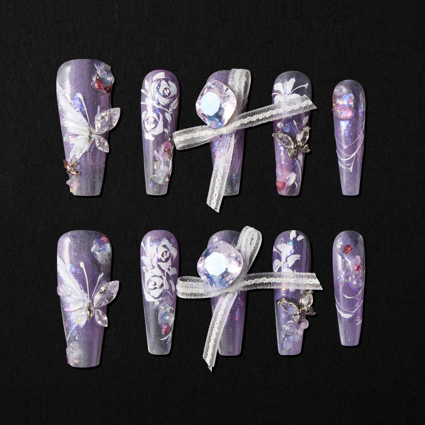 Amethyst Butterfly Dream - Emily’s Nail
