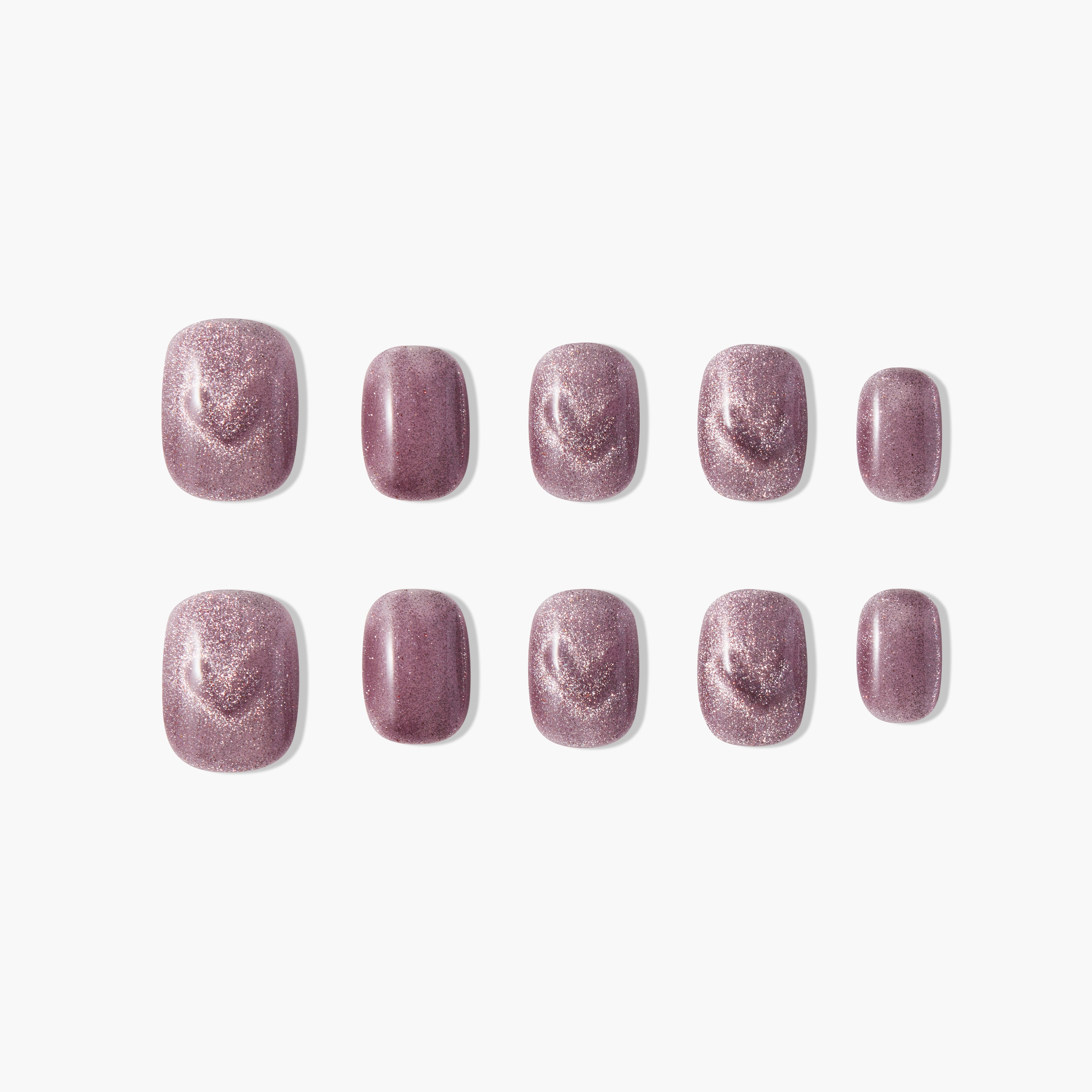 Dusty Rose Sparkle - Emily’s Nail
