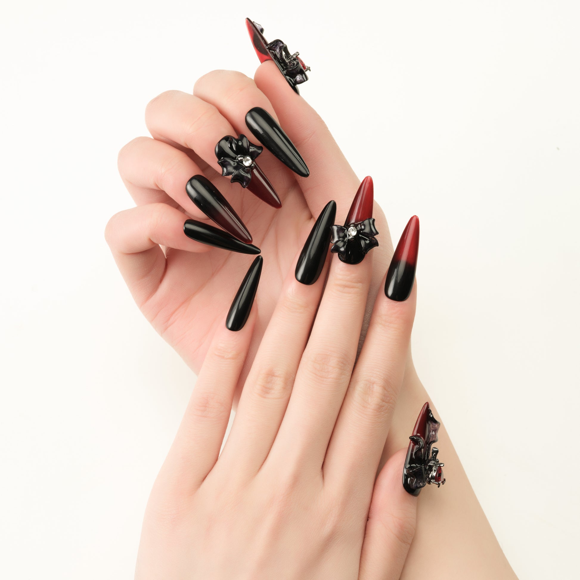 Dark Rose Velvet (long) - Emily’s Nail