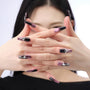 Crimson Diamond Veil - Emily’s Nail