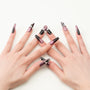 Crimson Diamond Veil - Emily’s Nail