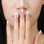 Heart Diamond French - Emily's Nail