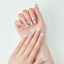 Heart Diamond French - Emily’s Nail