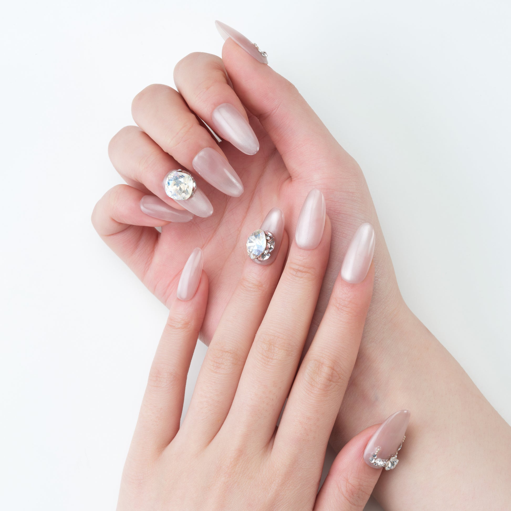 Blush Crystal Luxe - Emily’s Nail