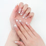 Romantic French Sparkle (long) - Emily’s Nail