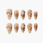 Warm Brown Sakura - Emily’s Nail