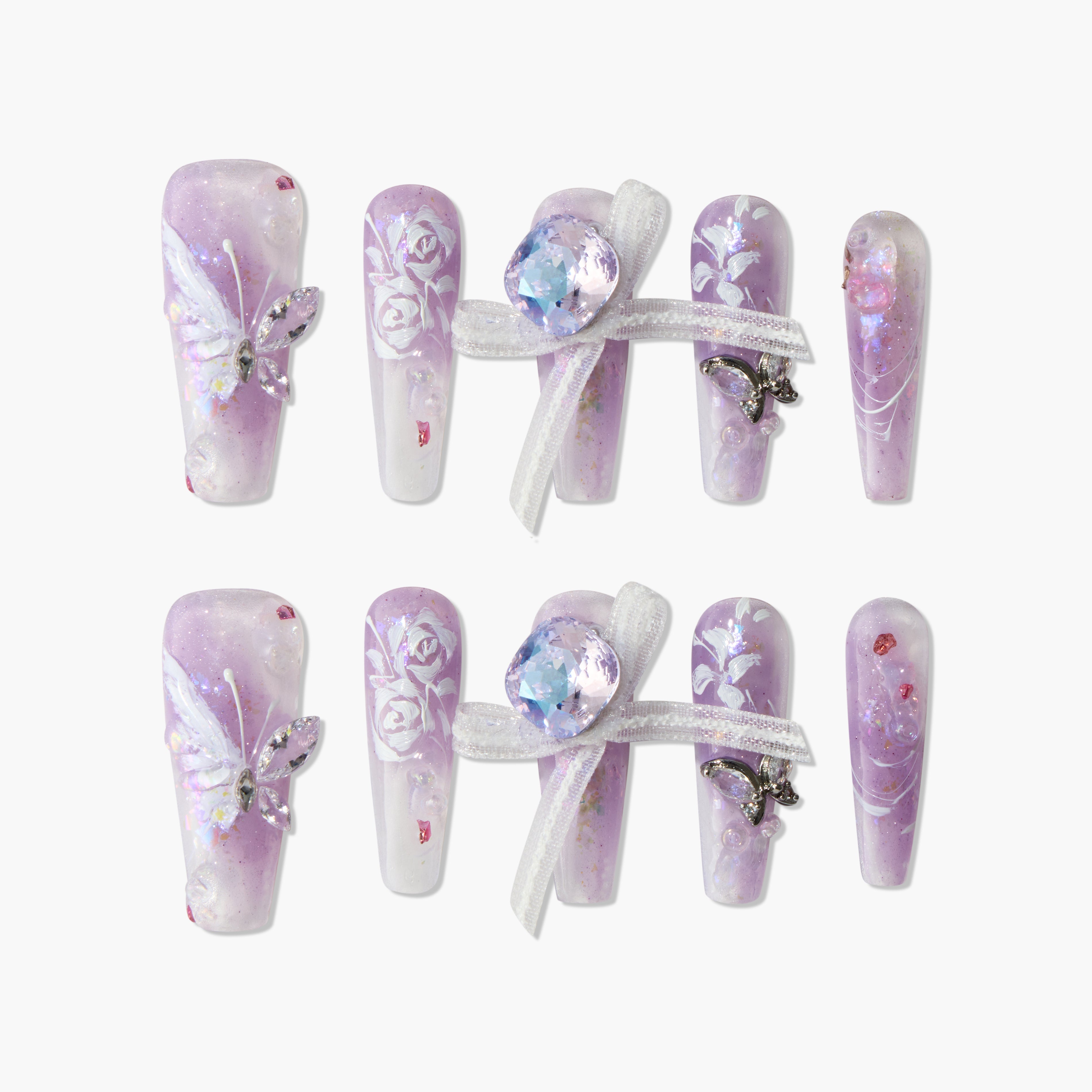 Amethyst Butterfly Dream - Emily’s Nail