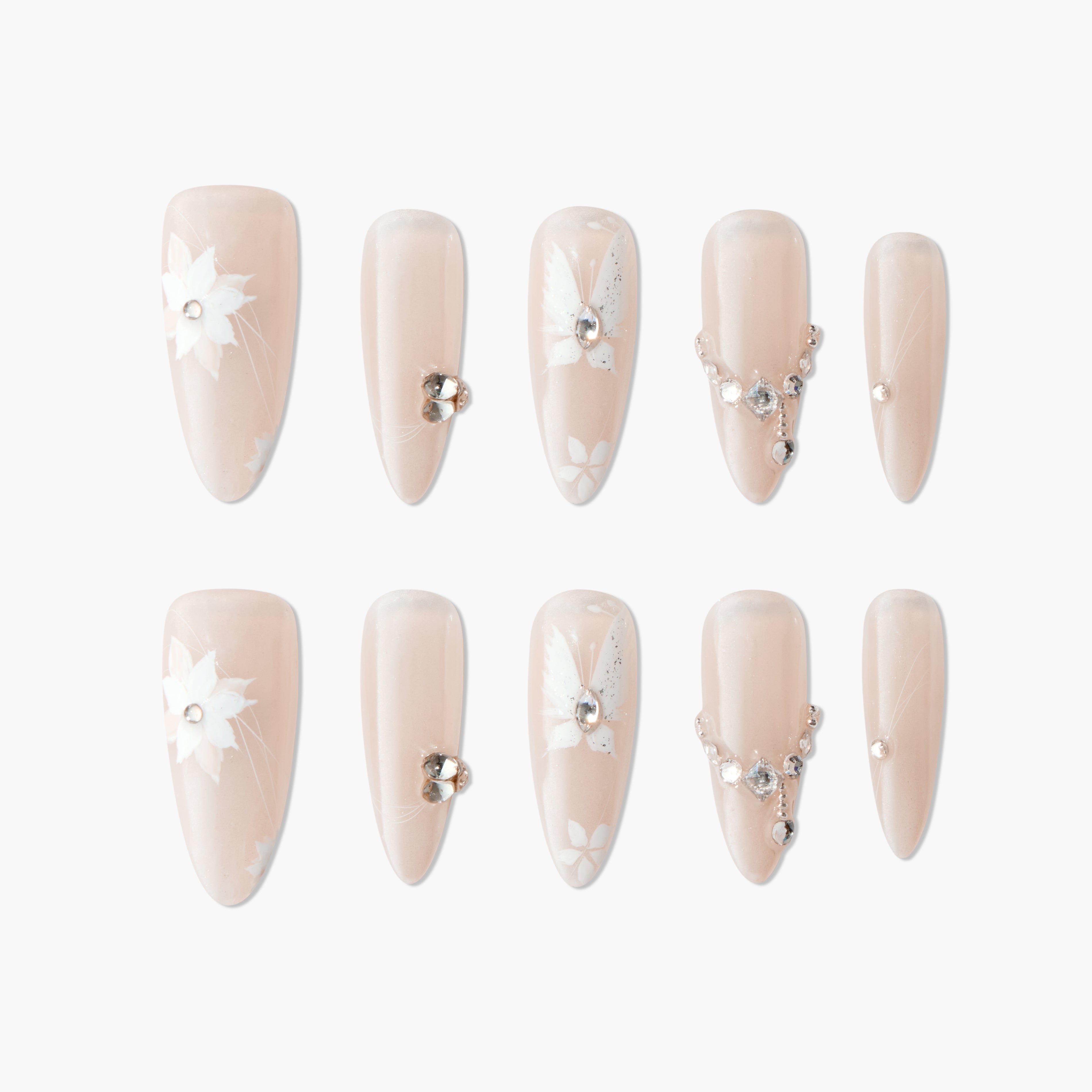 Ethereal Floral Butterfly - Emily’s Nail