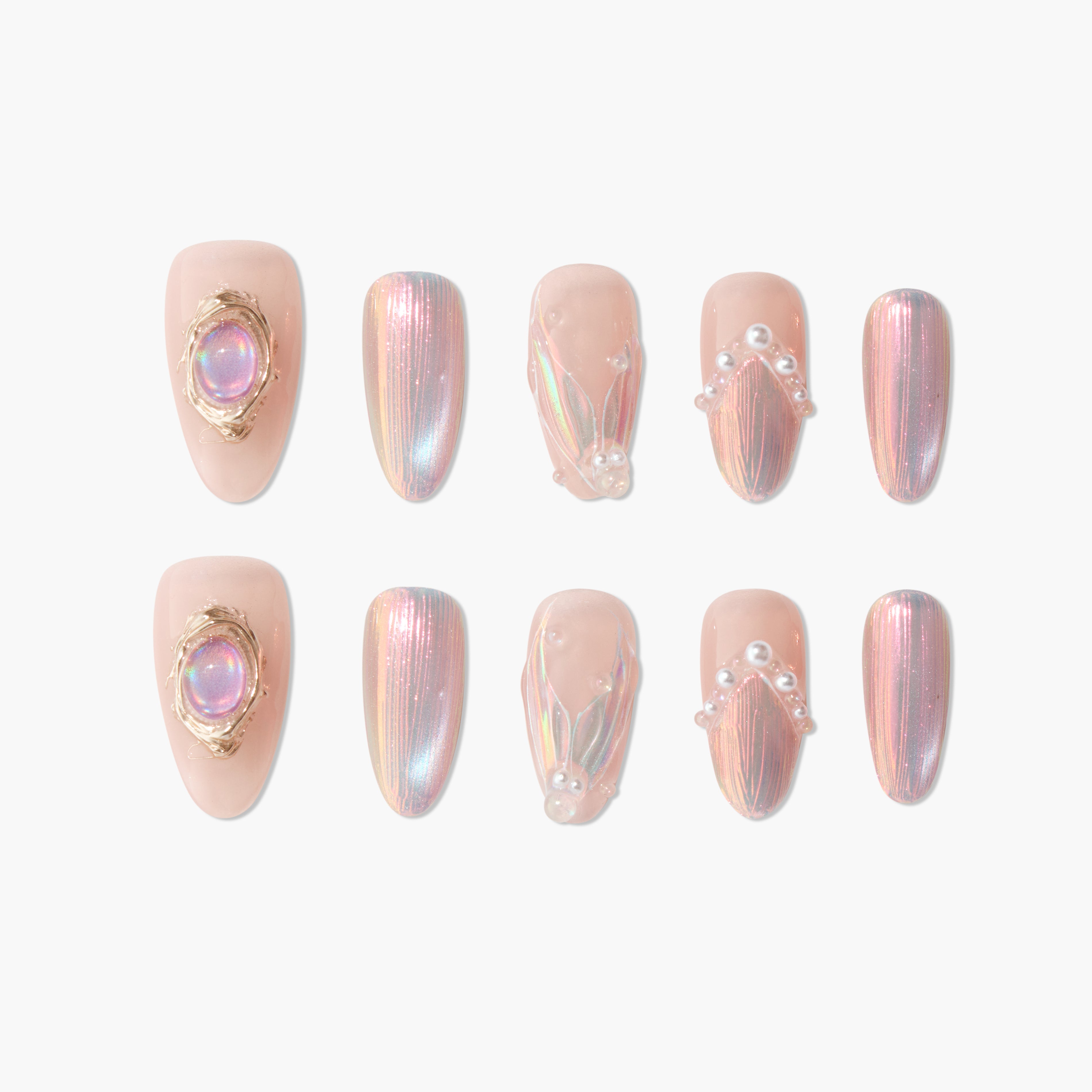 Stellar Pearl Glow - Emily’s Nail