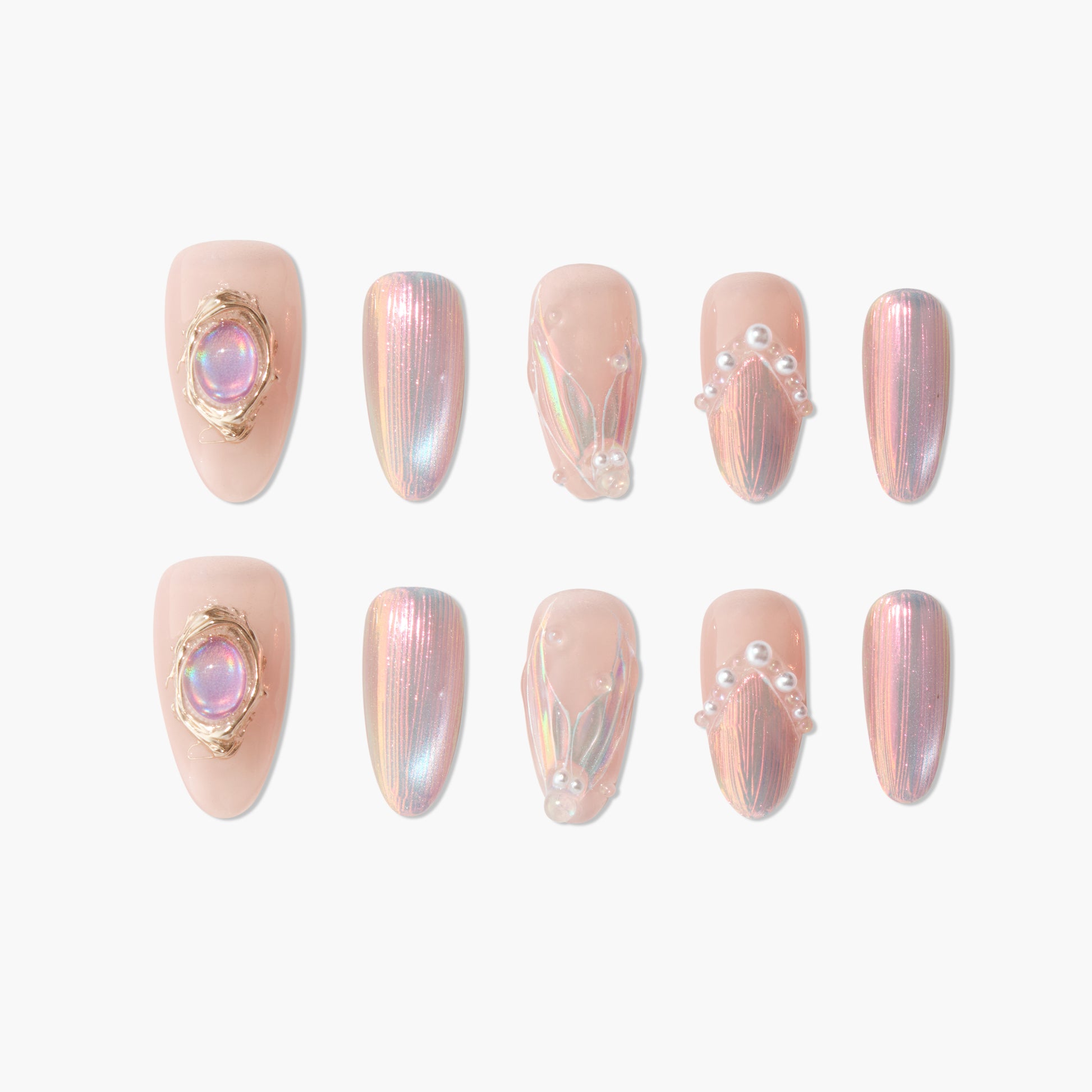 Stellar Pearl Glow - Emily’s Nail