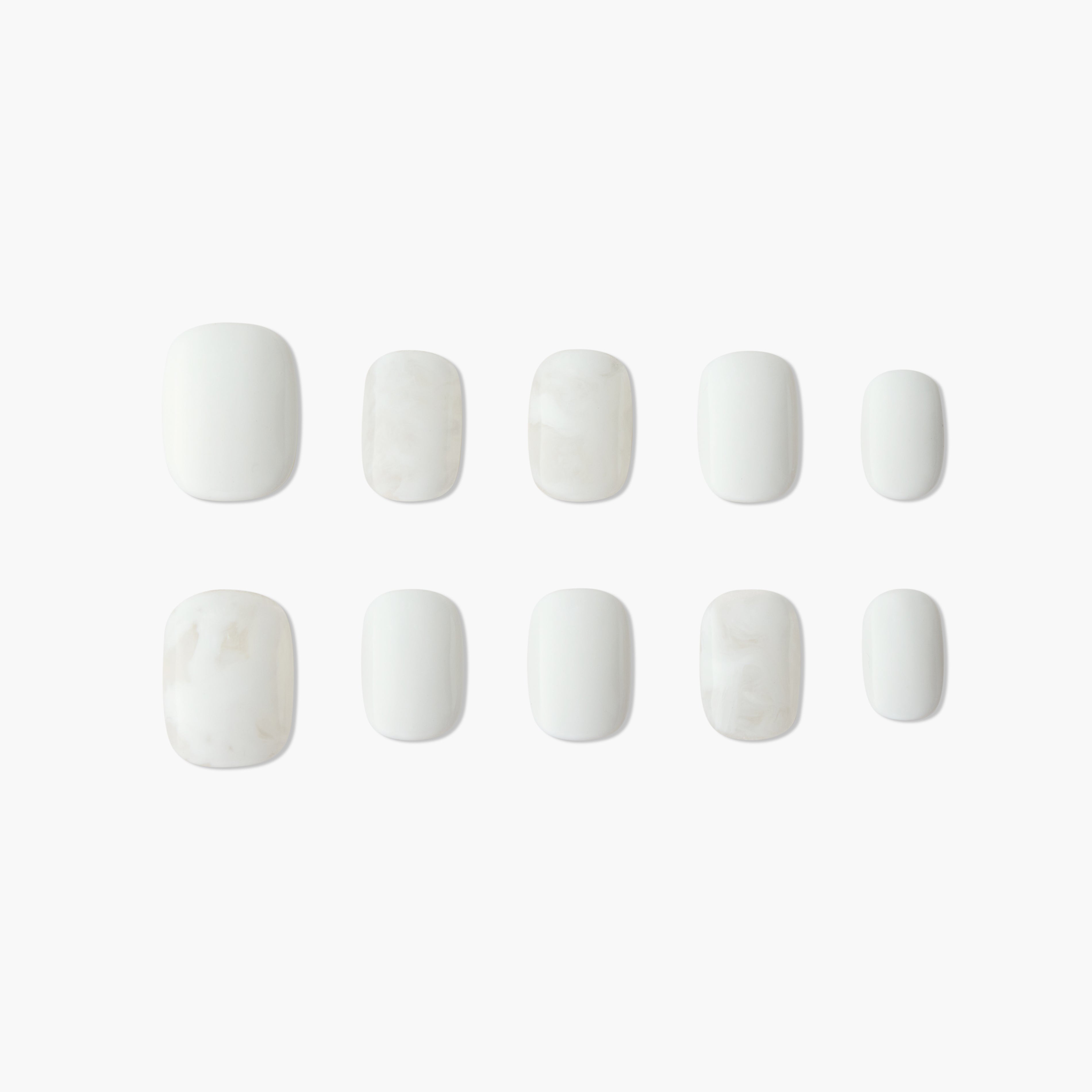 Misty White Veil - Emily’s Nail