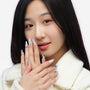 Stellar Silver Glow - Emily’s Nail
