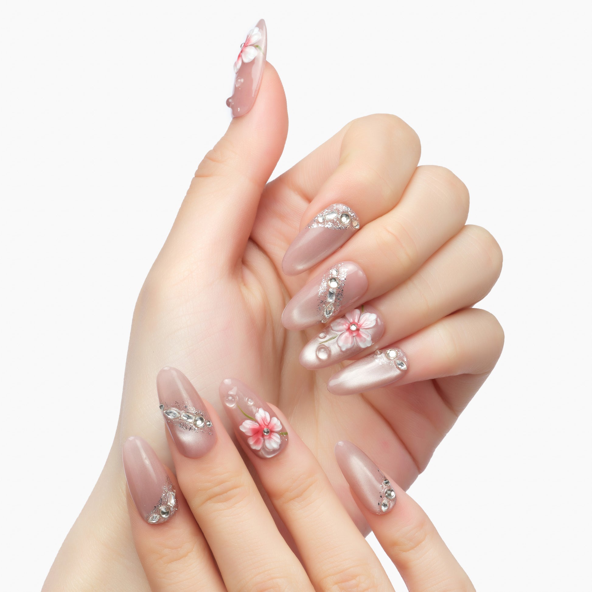 Petal Glow Elegance - Emily's Nail