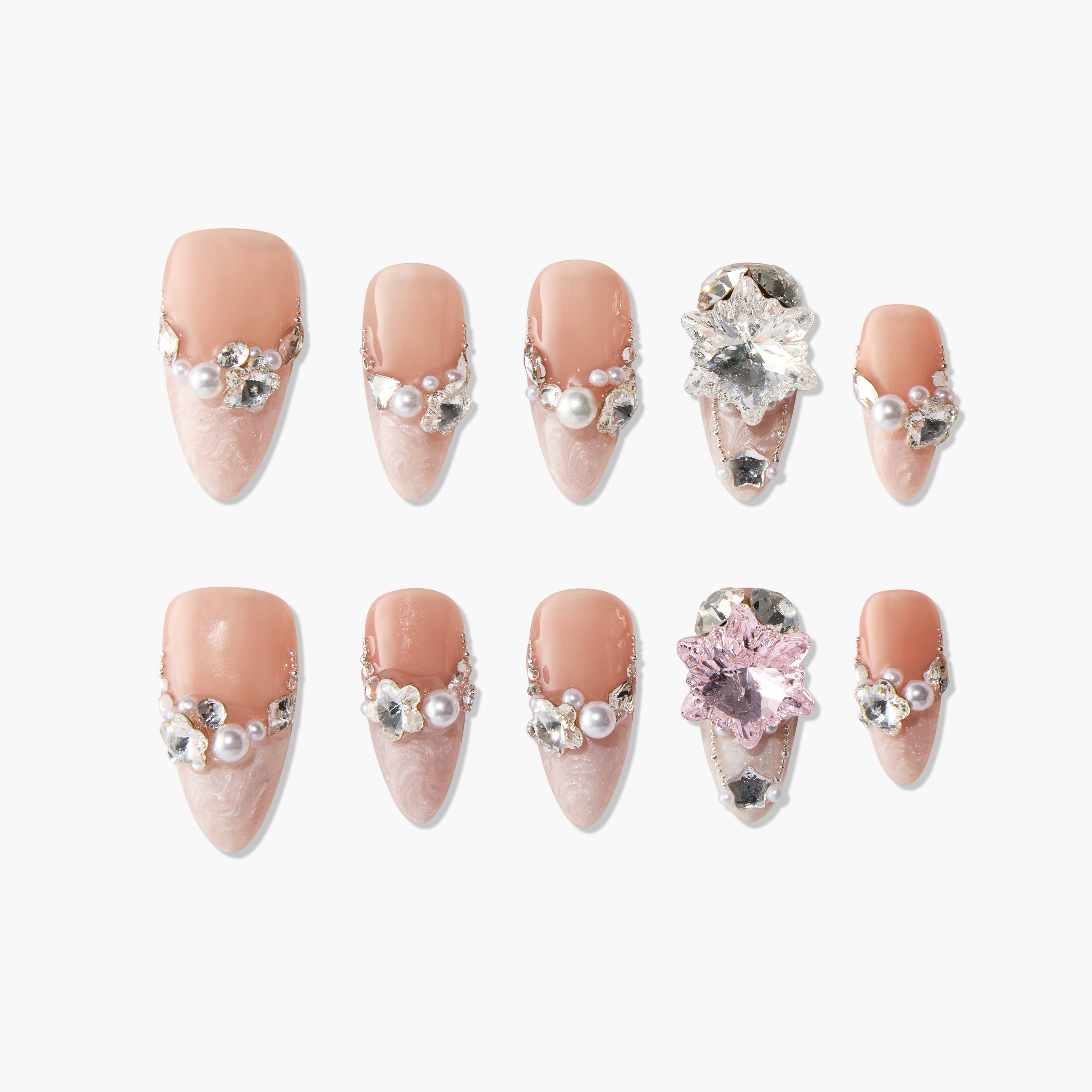 Lux Crystal Flower - Emily's Nail