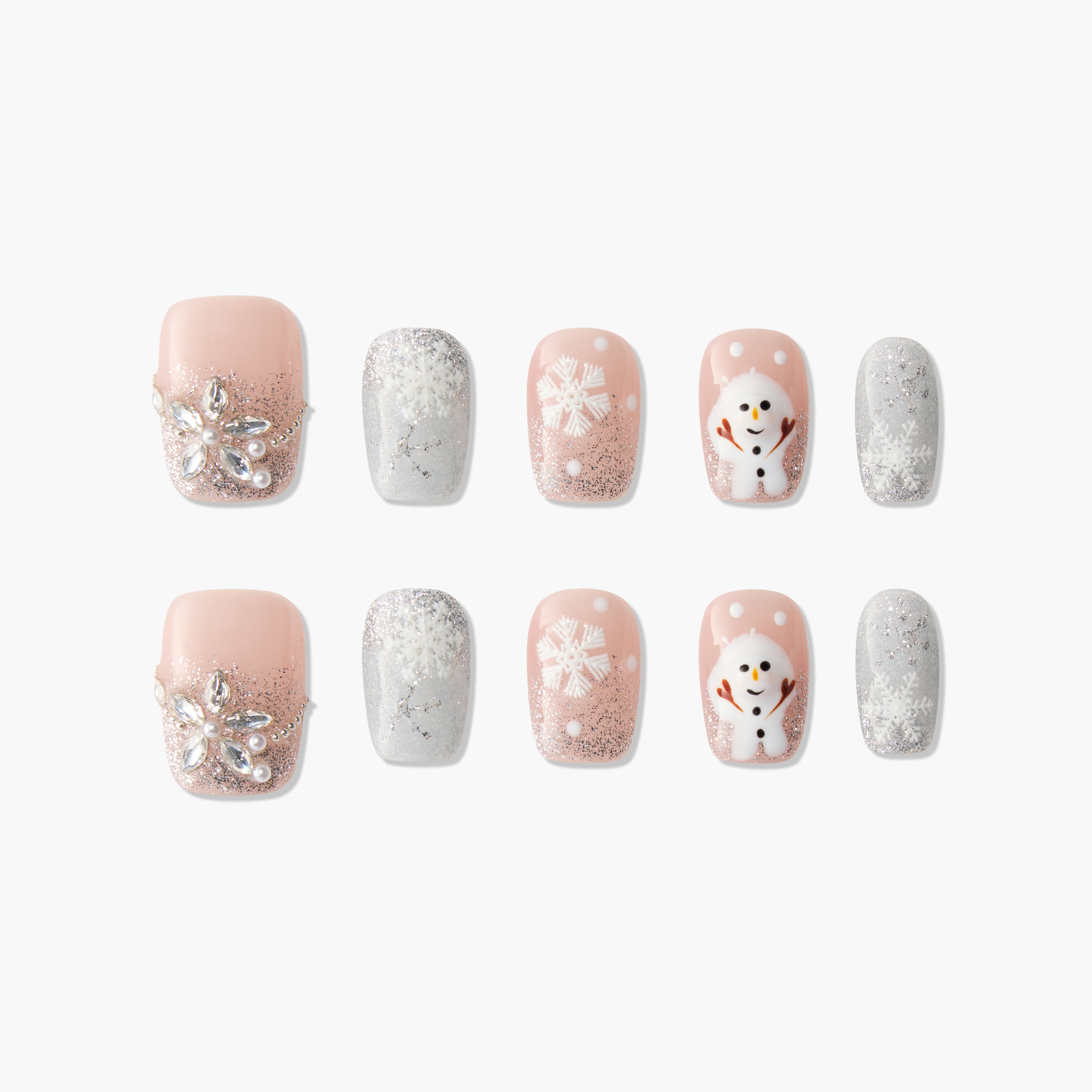 Snow Fairy Tale (Square) - Emily's Nail