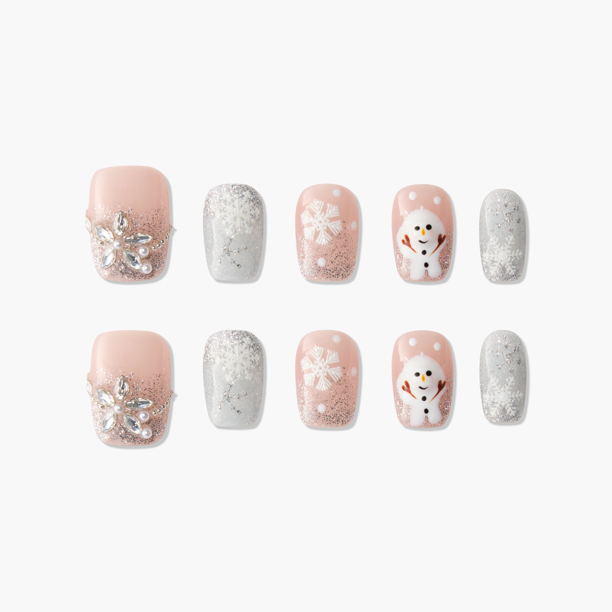 Snow Fairy Tale (Square) - Emily's Nail